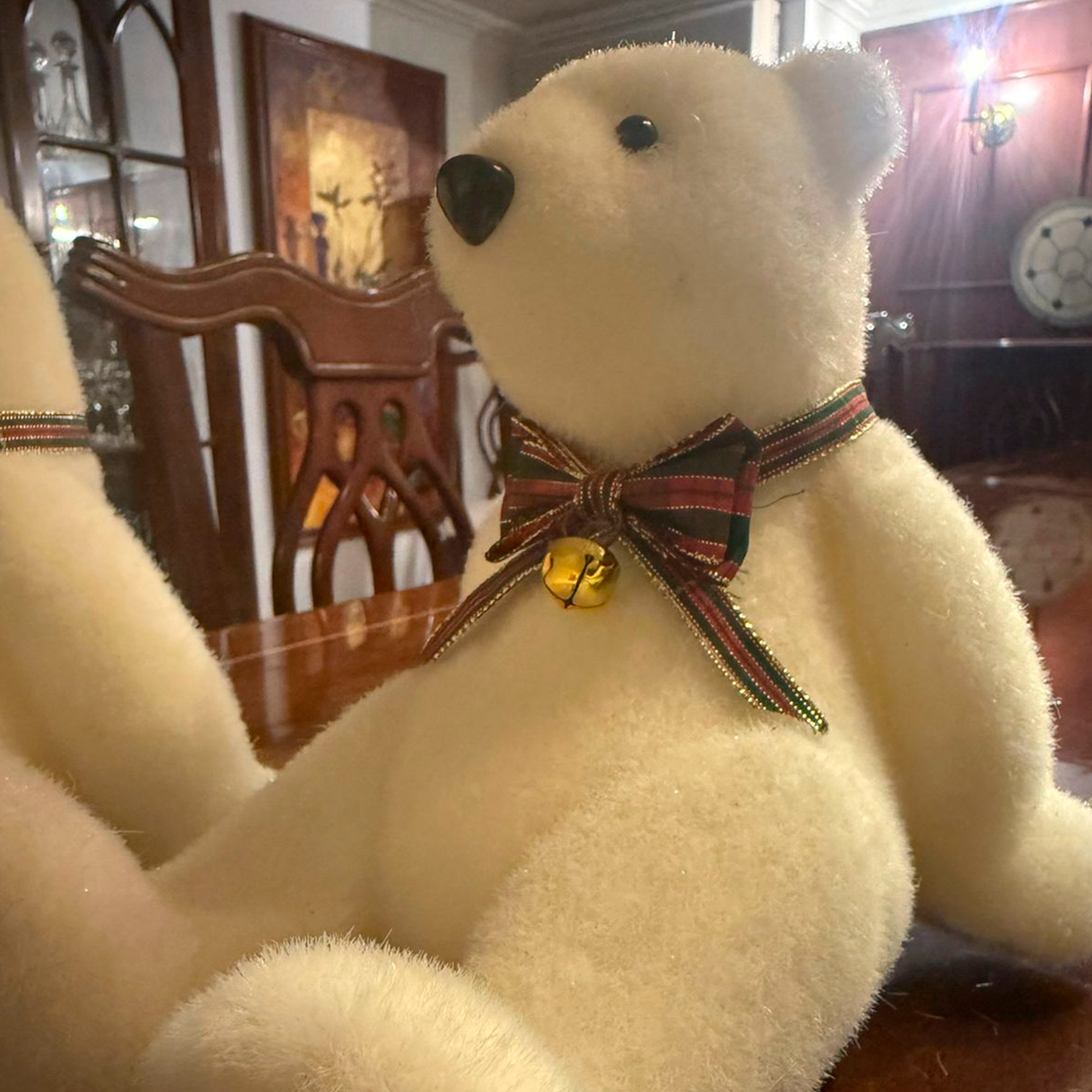 Set de 4 osos decorativos navideños