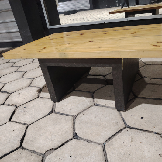 Mesa de centro estilo rústica