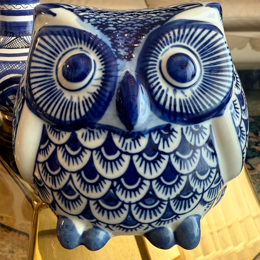 Búho de cerámica
