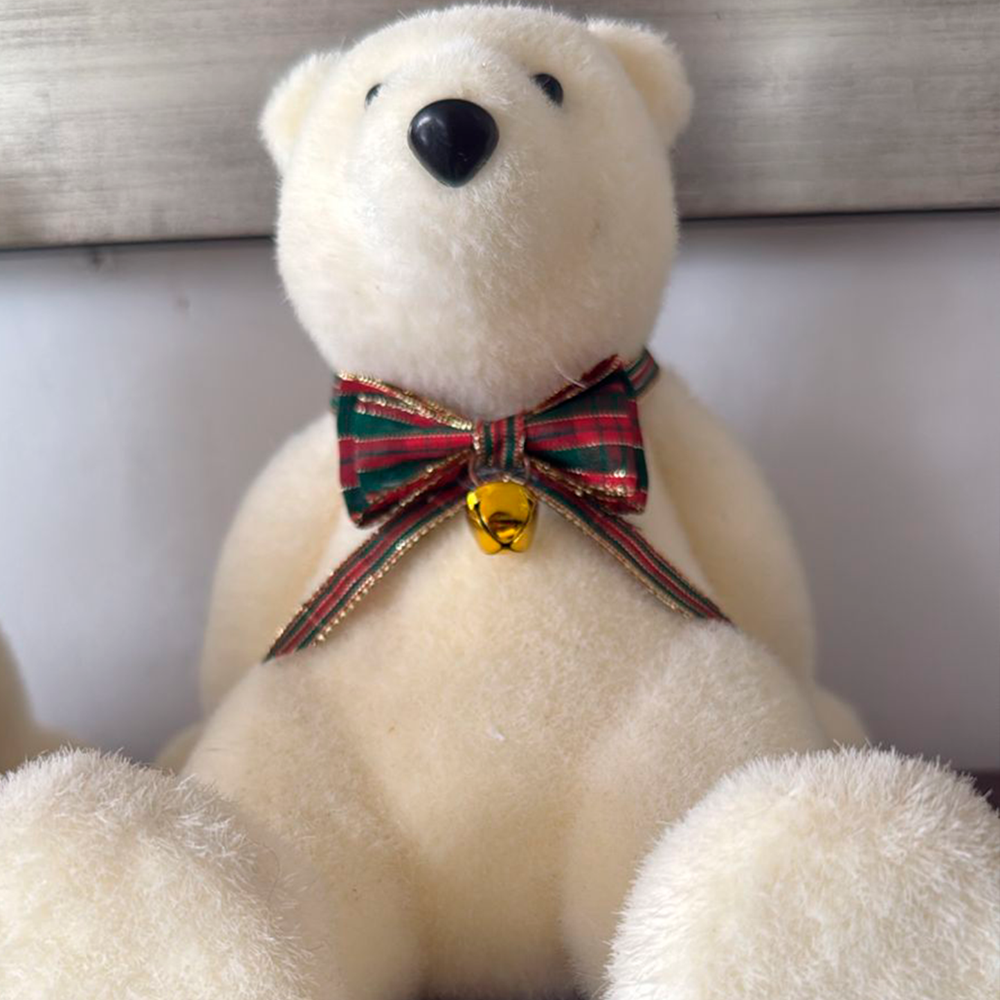 Set de 4 osos decorativos navideños