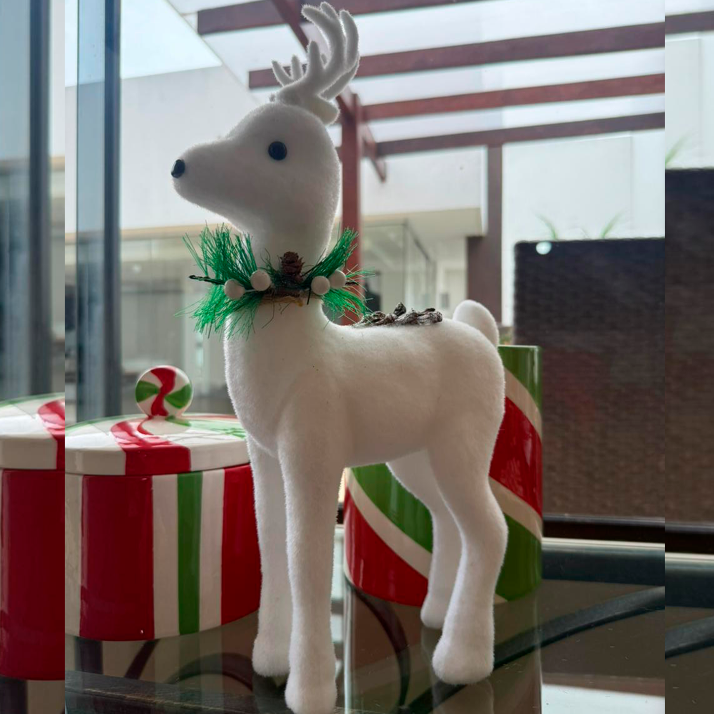 Set de 8 Renos Decorativos Navideños