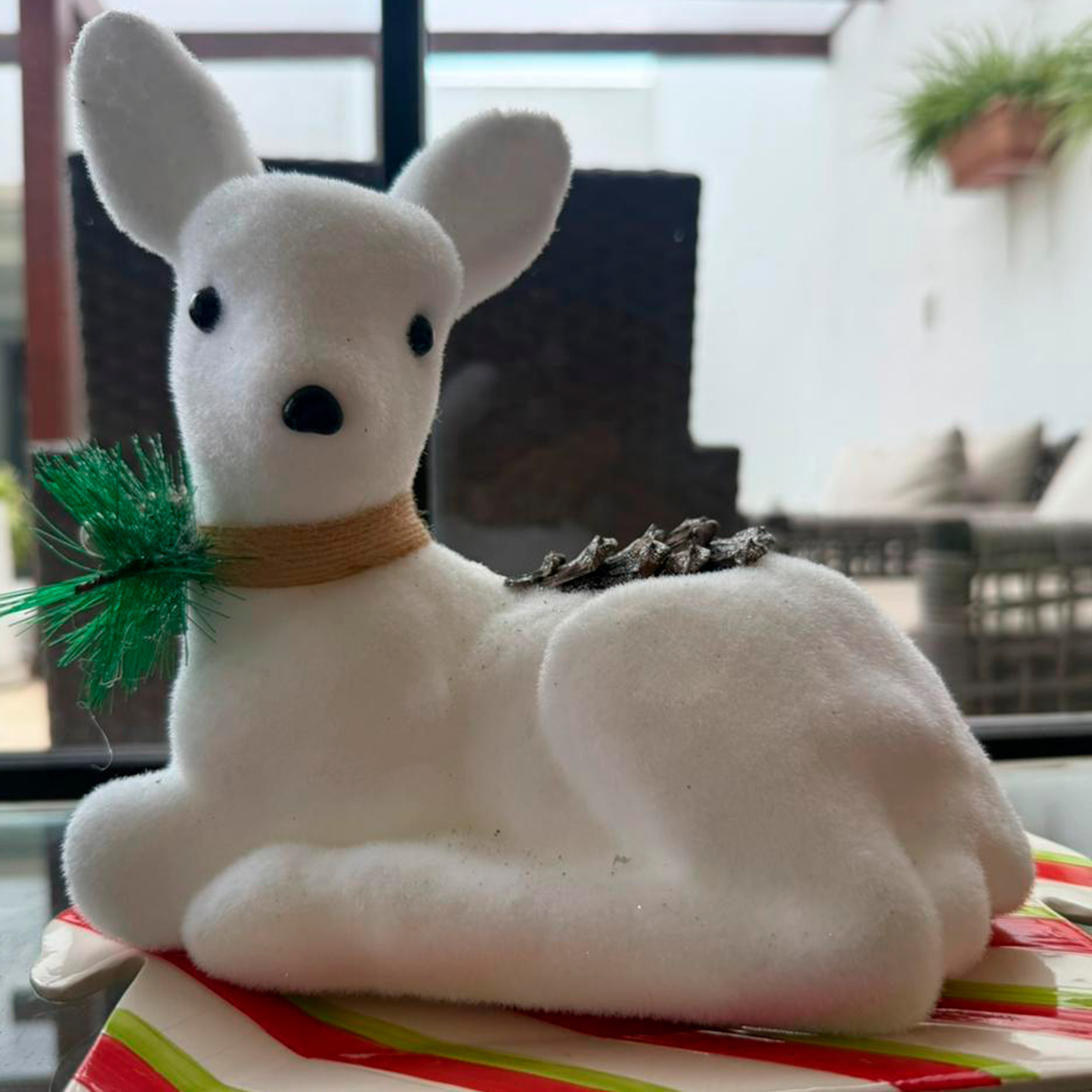 Set de 8 Renos Decorativos Navideños